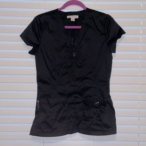 Koi Stretch Scrubs Top Size Small
